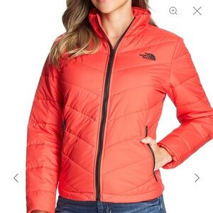 The North Face Women's Bright Red Puffer Jacket